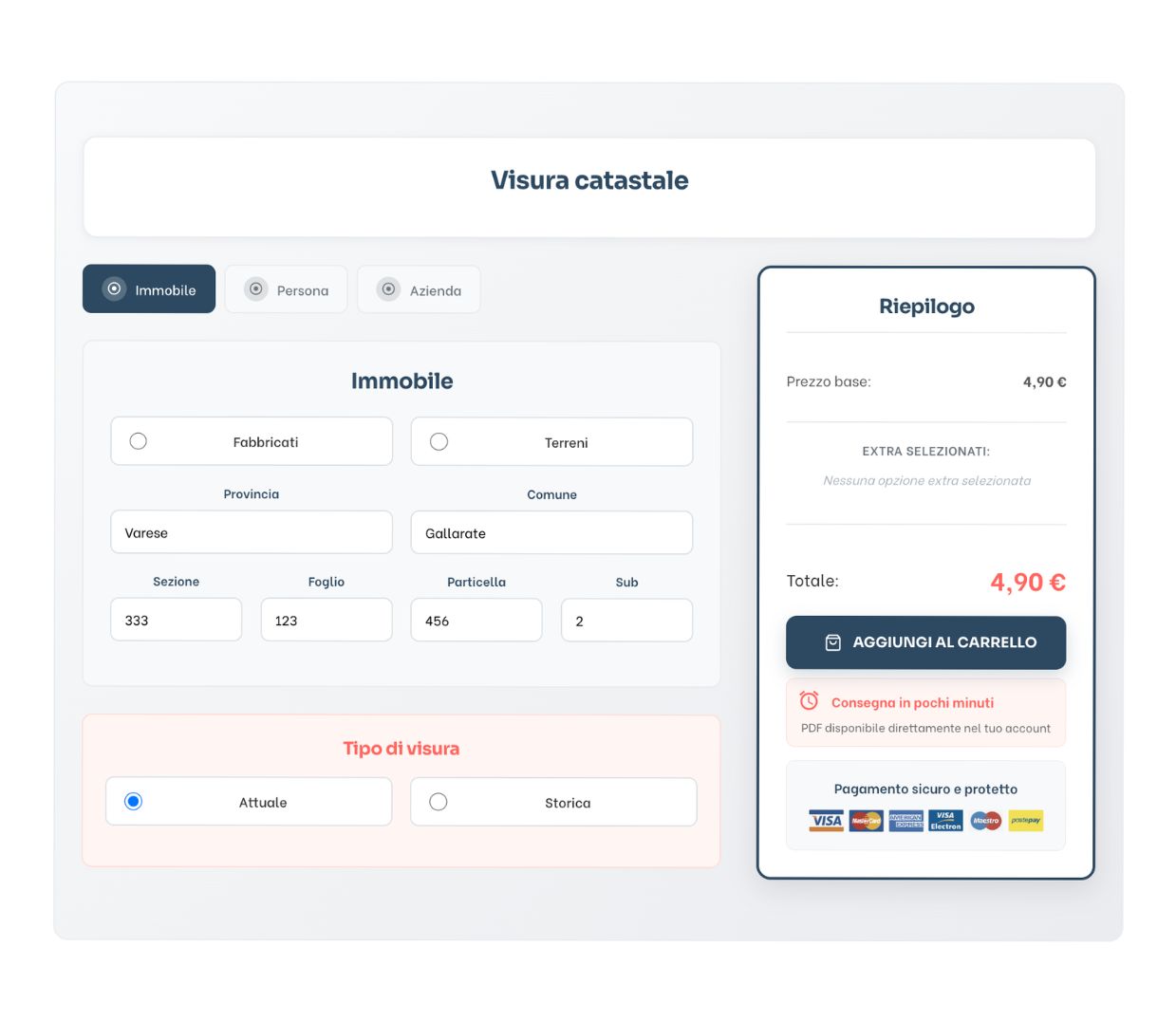 cos'è rendita catastale, come fare il calcolo online, visura catastale online veloce ed economica, prezzo piu basso