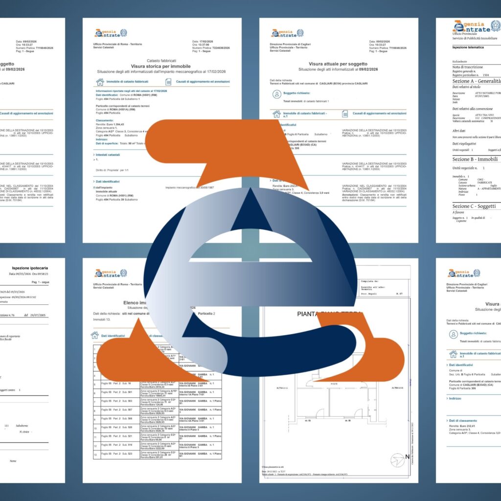 La garanzia delle visure Aggiudicato: i documenti ufficiali dell’agenzia delle entrate