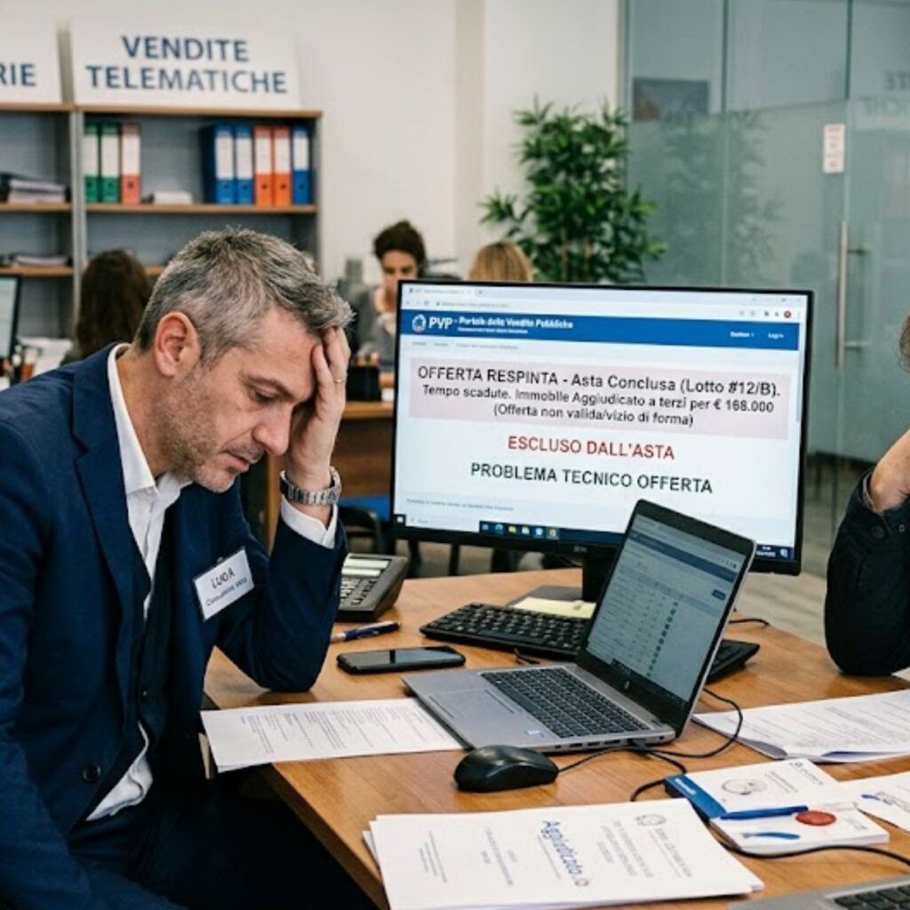 Partecipazione ad aste giudiziarie: come eliminare i rischi di esclusioni nel deposito telematico dell’offerta